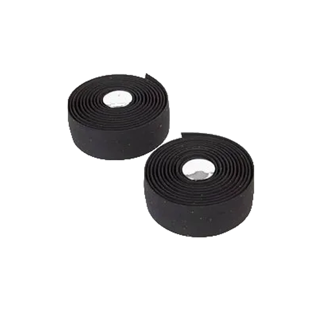 Tecora Handlebar Tape Cork-Look - Black - 2x 2.00m