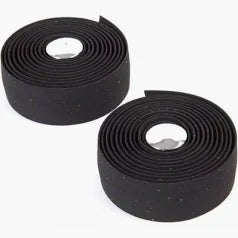 Tecora Handlebar Tape Cork-Look - Black - 2x 2.00m